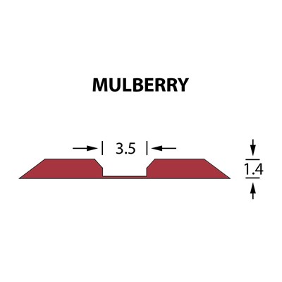 Rillzurichtung Linear 3,5x1,40mm MULBERRY -14,7m
