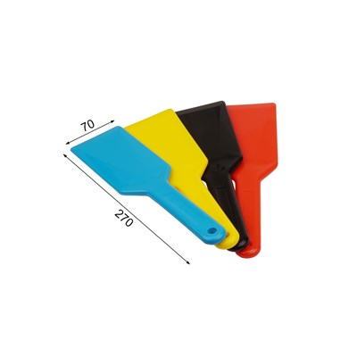 Farbspachtel – 4 Messer Satz/Box(Plastik) 270x70mm