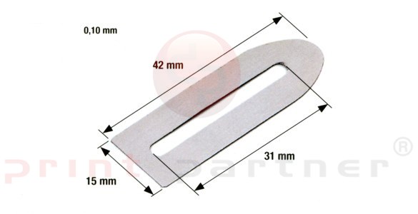 Separator arkuszy 0,10 mm (25 sztuk)