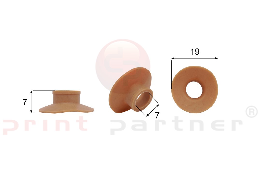 Förmigen Gummisauger RS/00022 - 25 Stück