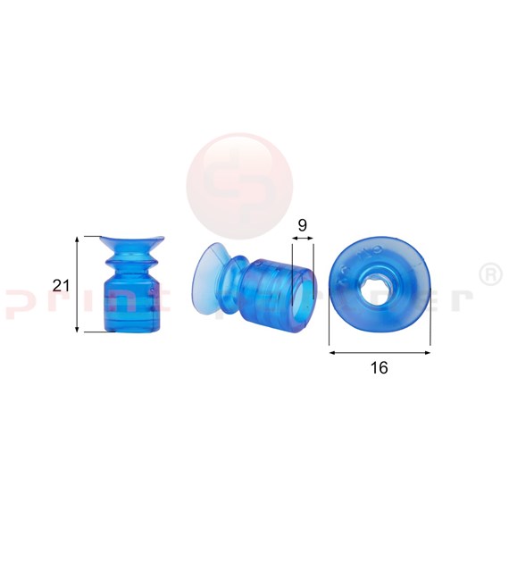 Förmigen Gummisauger RS/00023 - 12 Stück