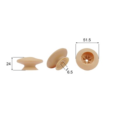 Förmigen Gummisauger RS/00028 - 12 Stück