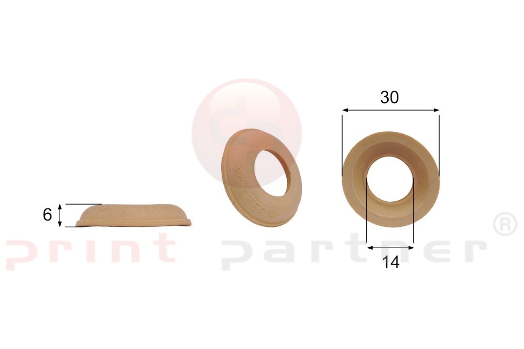 Förmigen Gummisauger RS/00031 - 12 Stück