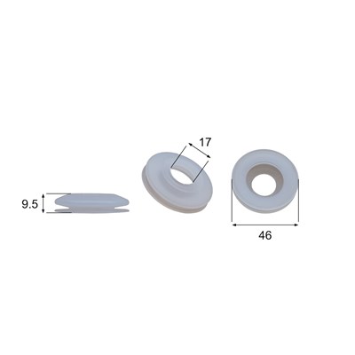 Förmigen Gummisauger RS/00035 - 12 Stück