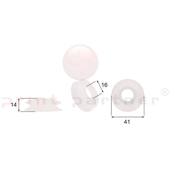 Förmigen Gummisauger RS/00036 - 12 Stück