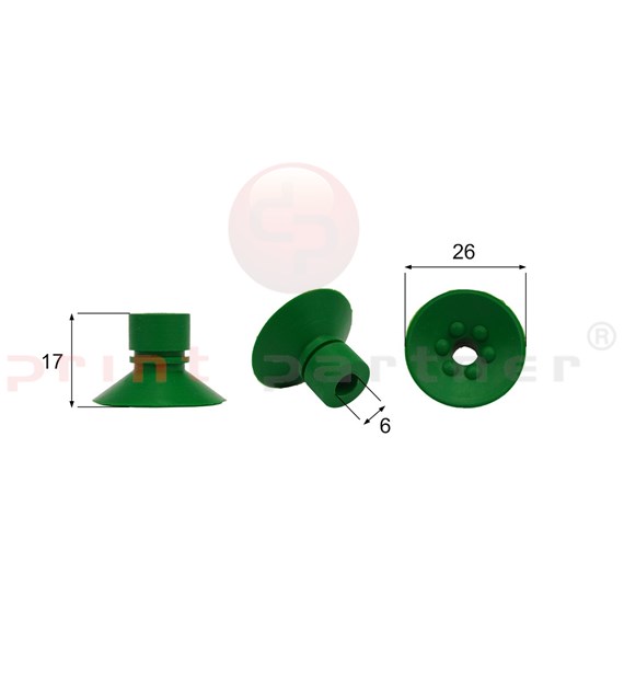 Förmigen Gummisauger RS/00037 - 12 Stück