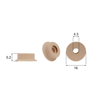 Förmigen Gummisauger RS/00039 - 12 Stück