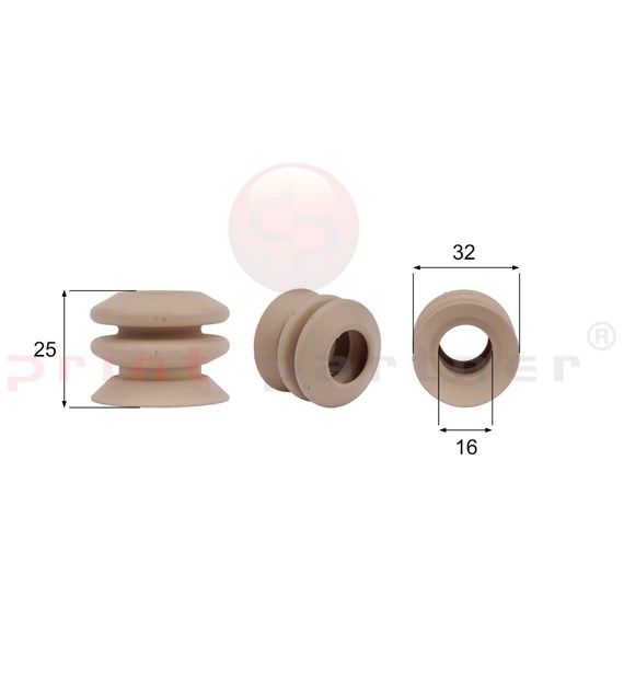 Förmigen Gummisauger RS/00047 - 12 Stück