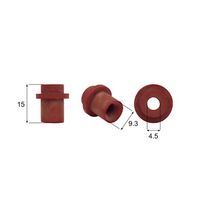 Förmigen Gummisauger RS/00057 - 12 Stück