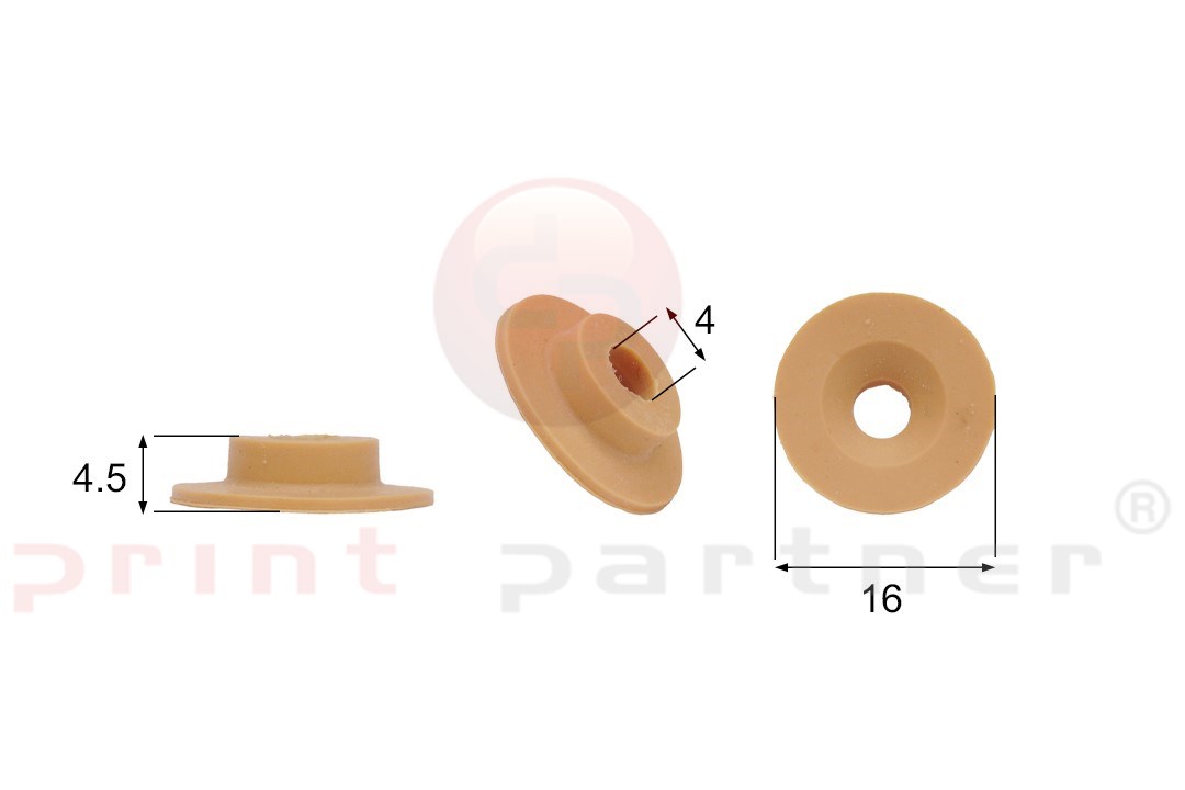 Förmigen Gummisauger RS/00080 - 25 Stück