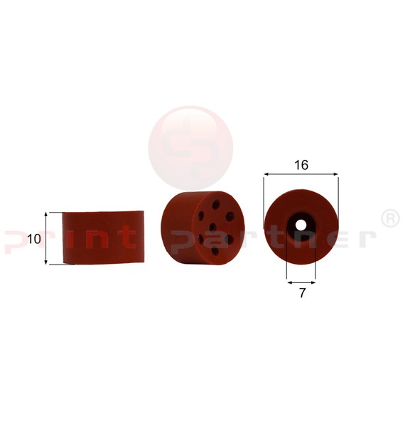 Förmigen Gummisauger RS/00090 - 12 Stück