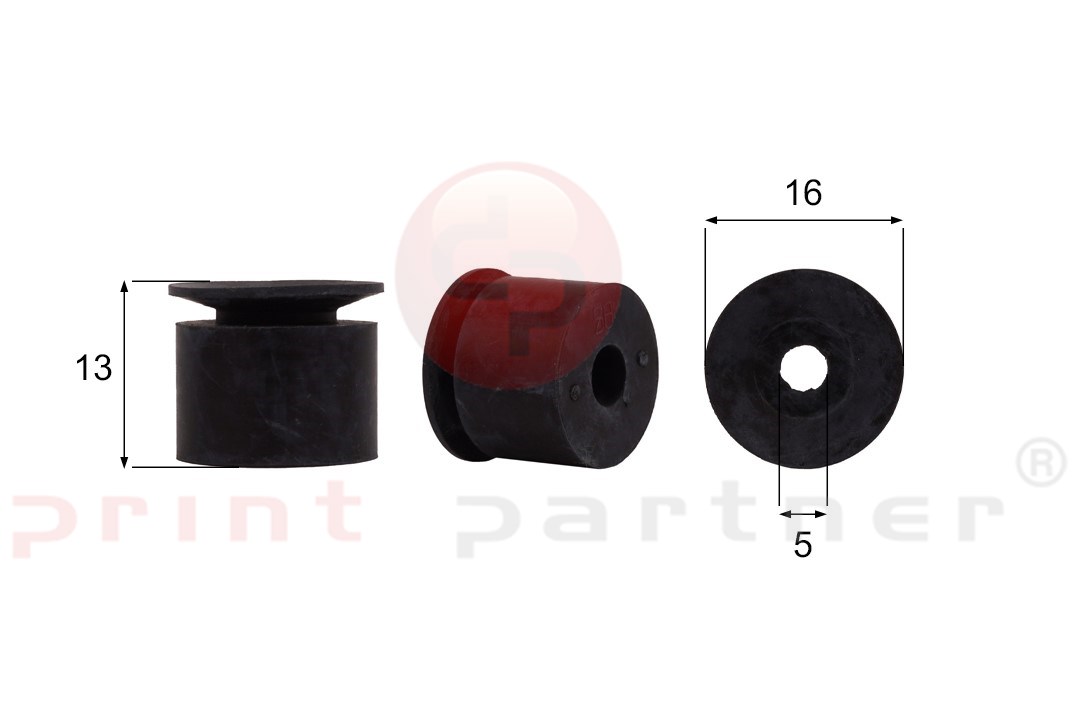 Förmigen Gummisauger RS/00104 - 12 Stück