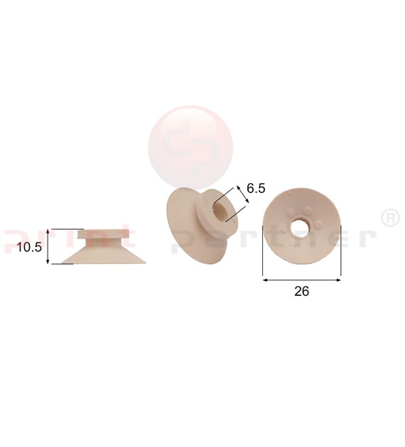 Förmigen Gummisauger RS/00040 - 12 Stück