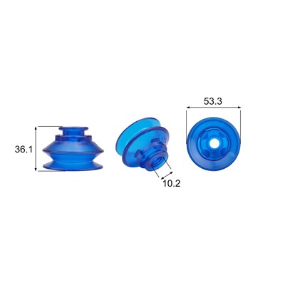 Shaped Rubber Sucker RS/02111