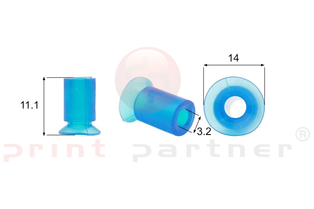 Förmigen Gummisauger RS/01040