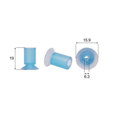 Förmigen Gummisauger RS/01045