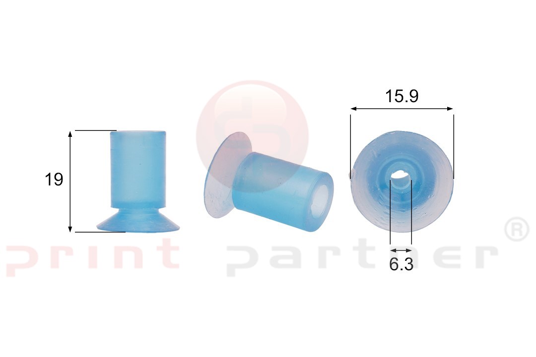 Förmigen Gummisauger RS/01045