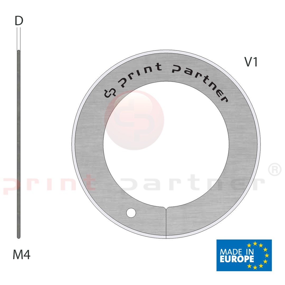 Scoring blade 60x40x0.8mm