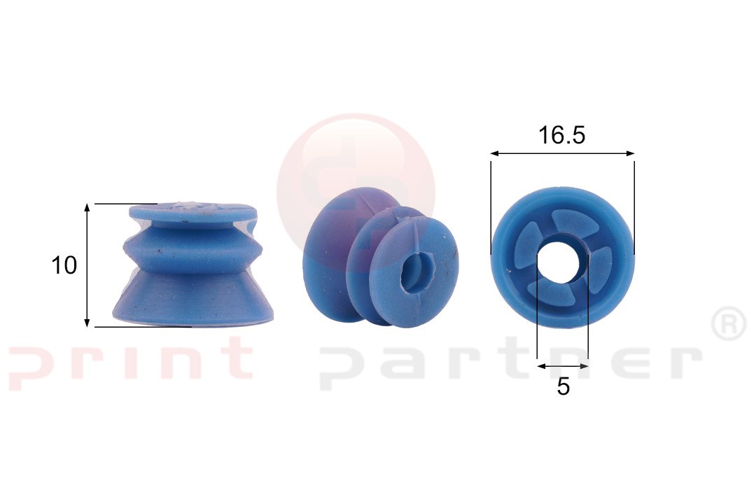 Förmigen Gummisauger RS/00118 - 12 Stück