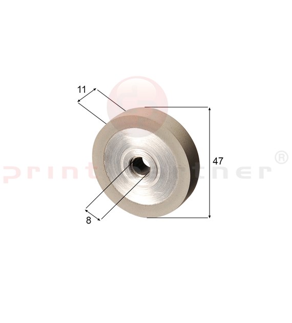 Rolle für Heidelberg (aus Gummi, soft)