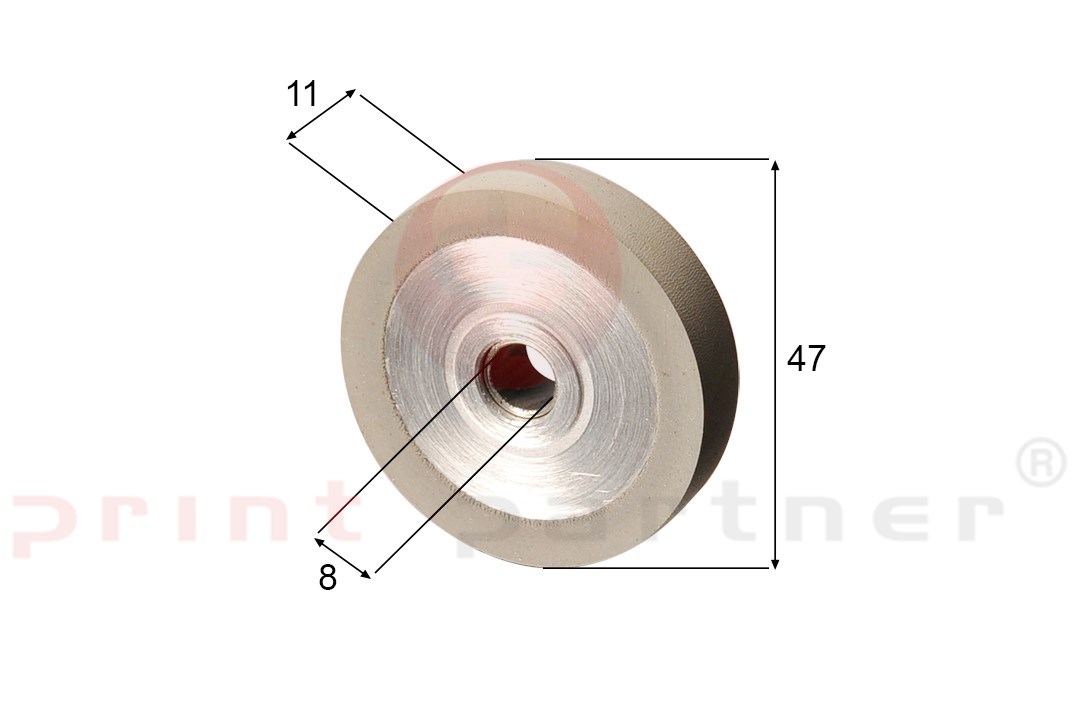 Feeder wheel for Heidelberg (soft rubber)