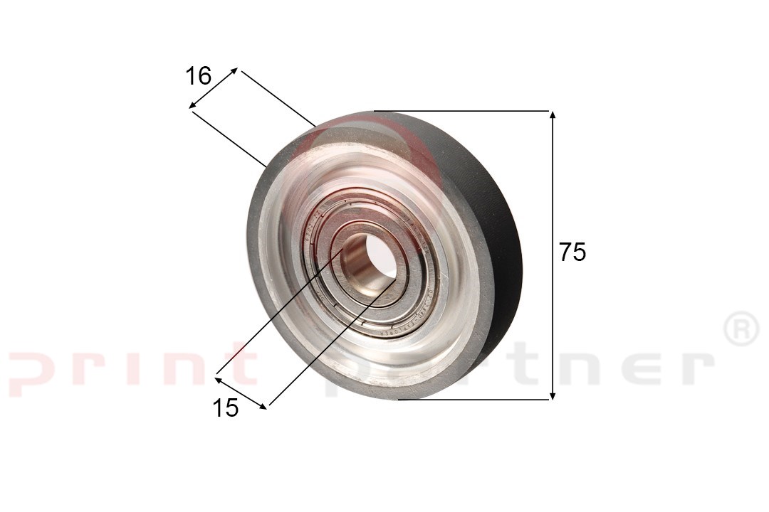 Take roller wheel for KBA (with bearing)