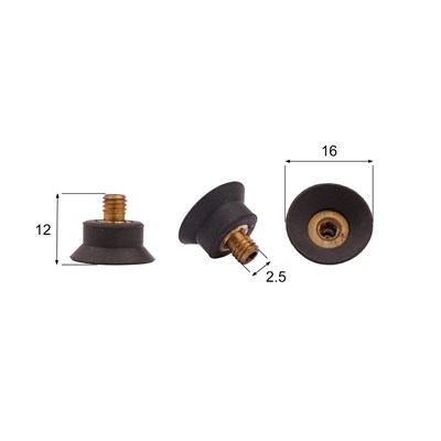 Förmigen Gummisauger RS/09001  - 10 Stück