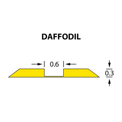 Стандартний бігувальний канал Ultracrease Linear Crease 0,6x0,30мм DAFFODIL -25м