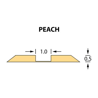Ultracrease Linear Crease Matrix 1,0x0,50mm PEACH -25m
