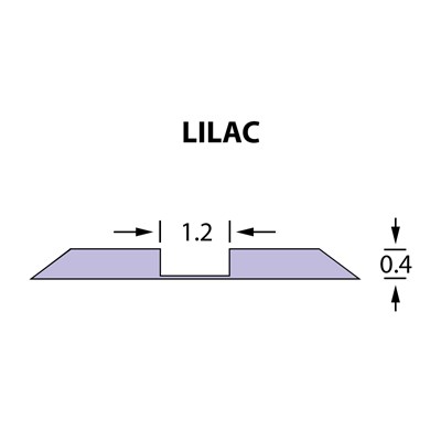 Rillzurichtung Ultracrease Linear Crease 1,2x0,40mm LILAC -25m