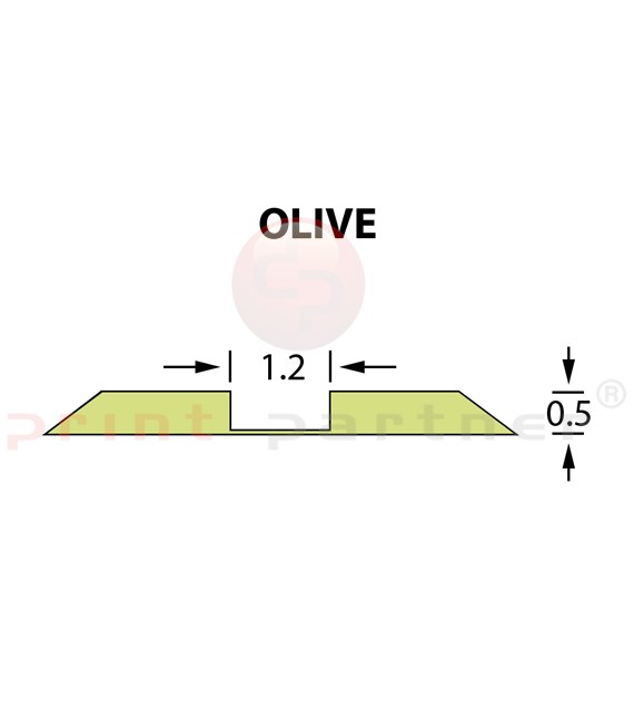 Ultracrease Linear Crease Matrix 1,2x0,50mm OLIVE -25m