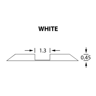 Ultracrease Linear Crease Matrix 1,3x0,45mm WHITE -25m