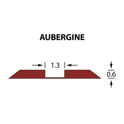 Rillzurichtung Ultracrease Linear Crease 1,3x0,60mm AUBERGINE -25m