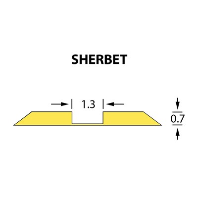 Стандартный биговальный канал Ultracrease Linear Crease 1,3x0,70мм SHERBET -25м