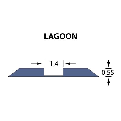 Rillzurichtung Ultracrease Linear Crease 1,4x0,55mm LAGOON -25m