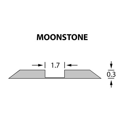 Стандартный биговальный канал Ultracrease Linear Crease 1,7x0,30мм MOONSTONE -25м