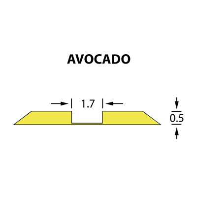 Kanalik standardowy Ultracrease Linear Crease 1,7x0,50mm AVOCADO -25m