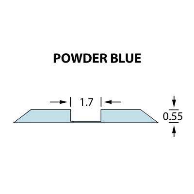 Kanalik standardowy Ultracrease Linear Crease 1,7x0,55mm POWDER BLUE -25m