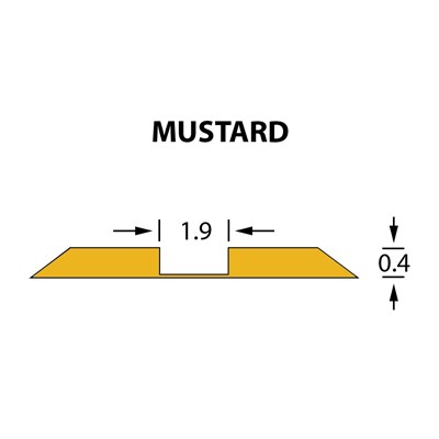 Rillzurichtung Ultracrease Linear Crease 1,9x0,40mm MUSTARD -25m