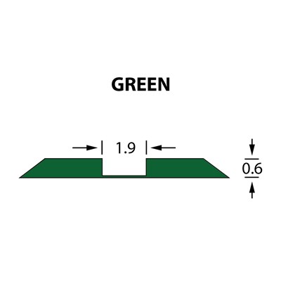 Rillzurichtung Ultracrease Linear Crease 1,9x0,60mm GREEN -25m
