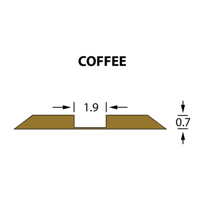 Rillzurichtung Ultracrease Linear Crease 1,9x0,70mm COFFEE -25m