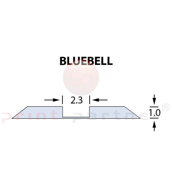 Ultracrease Linear Crease Matrix 2,3x1,00mm BLUEBELL -25m