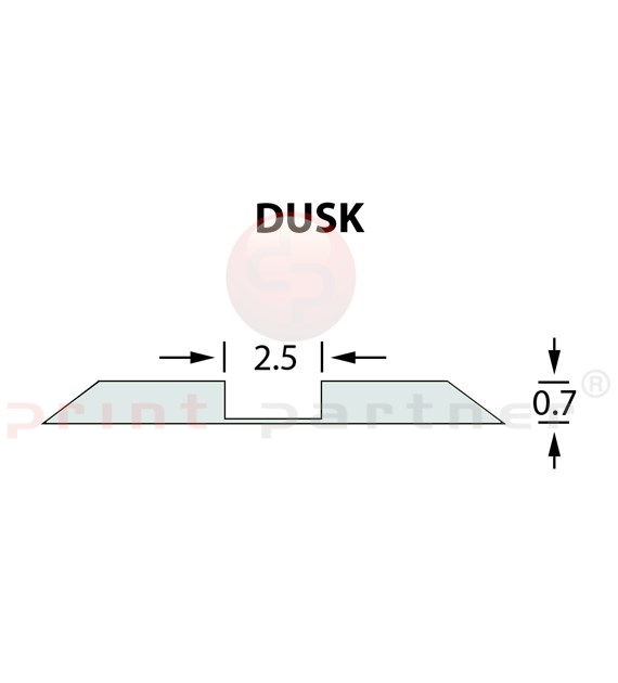 Ultracrease Linear Crease Matrix 2,5x0,70mm DUSK -25m