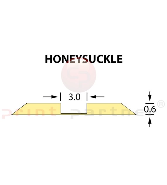 Rillzurichtung Ultracrease Linear Crease 3,0x0,60mm HONEYSUCKLE -25m