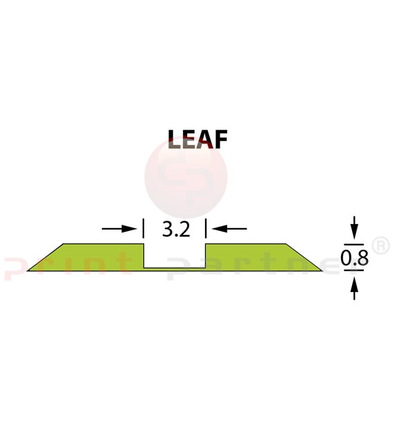Ultracrease Linear Crease Matrix 3,2x0,80mm LEAF -14,7m