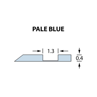 Offcentre Crease Matrix 1,3x0,40mm PALE BLUE -25m