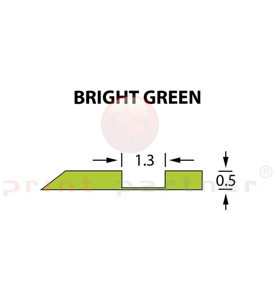 Offcentre Crease Matrix 1,3x0,50mm BRIG. GREEN-25m