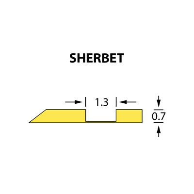 Offcentre Crease Matrix 1,3x0,70mm SHERBET -25m