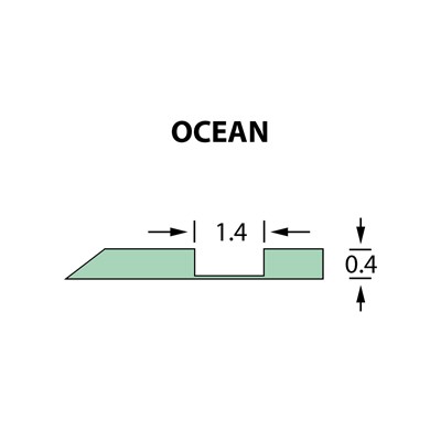 Offcentre Crease Matrix 1,4x0,40mm OCEAN -25m