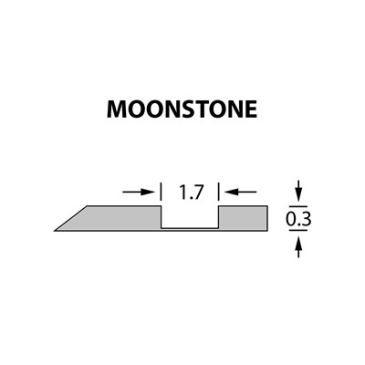 Offcentre Crease Matrix 1,7x0,30mm MOONSTONE -25m